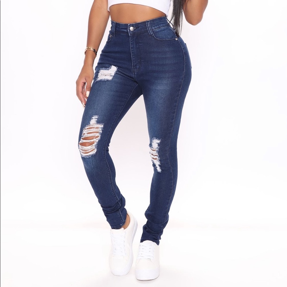 FASHION NOVA On a Wave Denim Jeans